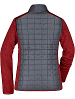 JN Dámská pletená hybridní bunda 02.0 red melange/anthracite melange model 22489314 - Daiber JN Dámská pletená hybridní bunda 02.0 red melange/anthracite melange model 22489314 - Daiber