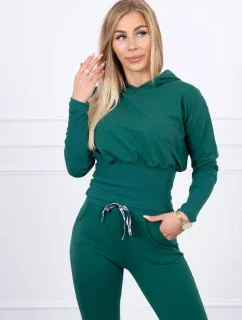 model 18747587 žebrovaná sada zelená - K-Fashion