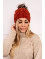Fleecová čiapka Daria K217 červená