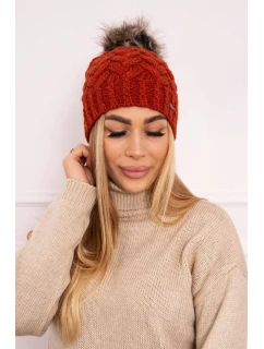 Fleecová čiapka Daria K217 červená