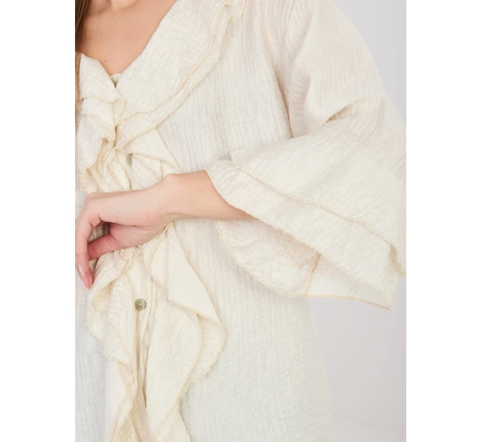 Košeľa IT KS 81863.11P svetlo béžová