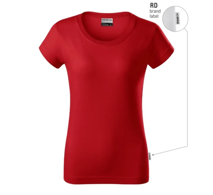 Resist tričko dámské červená 07 (brand label)