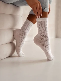 DÁMSKE AŽUROVÉ PONOŽKY 0989.007