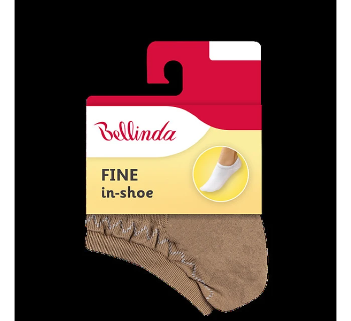 Dámske nízke ponožky FINE IN-SHOE SOCKS - Bellinda - amber