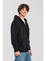 Iconic Premium Hooded Sweat Jacket Mikina s kapucí z těžké bavlny model 22459386 black - Fruit of the Loom