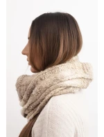 Dámský pletený  šál na  béžový model 21881297 - K-Fashion