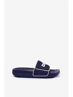 Męskie Klapki Big Star RR174A045 Granatowe