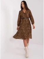 Šaty DHJ SK 10536N 3.31X hnedá
