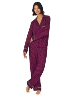 Dámske pyžamo YI2922684F 501 fialová vzor - DKNY