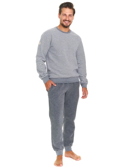 Pánské pyžamo model 21398108 dark grey - Doctornap Pánské pyžamo model 21398108 dark grey - Doctornap
