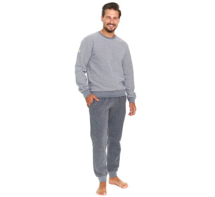 Pánské pyžamo model 21398108 dark grey - Doctornap Pánské pyžamo model 21398108 dark grey - Doctornap
