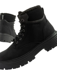 Topánky O'neill zimné trappery dámske členkové topánky zateplené módne čierne dámske