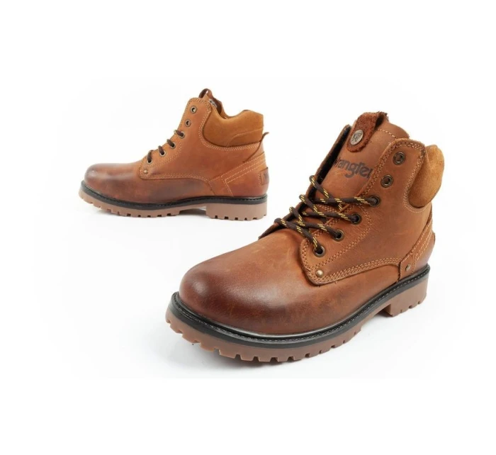 pánské boty boots smart leather hnědá bílá model 22052462 - Wrangler