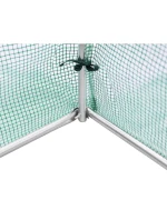 SKLENÍK ZÁHRADNÝ TUNEL 200X300X200CM PE KONŠTRUKCIA ZELENÁ OCEĽ