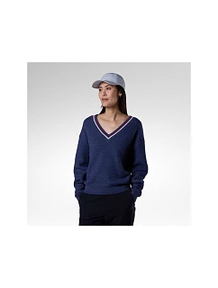Sweter damski W model 22243502 V Neck granatowy - Rossignol