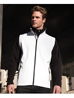 Result R 232M Pánská 2-vrstvá softshell vesta "Printable" 30.232M white/black Result R 232M Pánská 2-vrstvá softshell vesta "Printable" 30.232M white/black