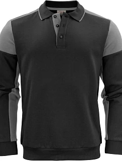 Printer Prime Polosweater Polo mikina 61.2060 čierna/antracitová