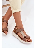 Dámské sportovní sandály model 22149811 hnědé - Artiker