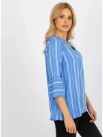 Dámská halenka model 18140208 modrá - FPrice Dámská halenka model 18140208 modrá - FPrice