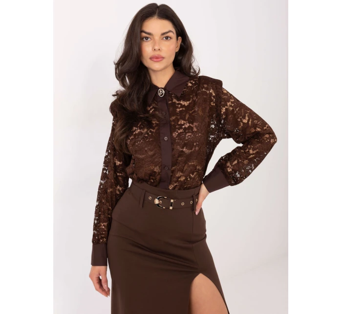 Koszula IT KS model 21795540 brązowy - FPrice