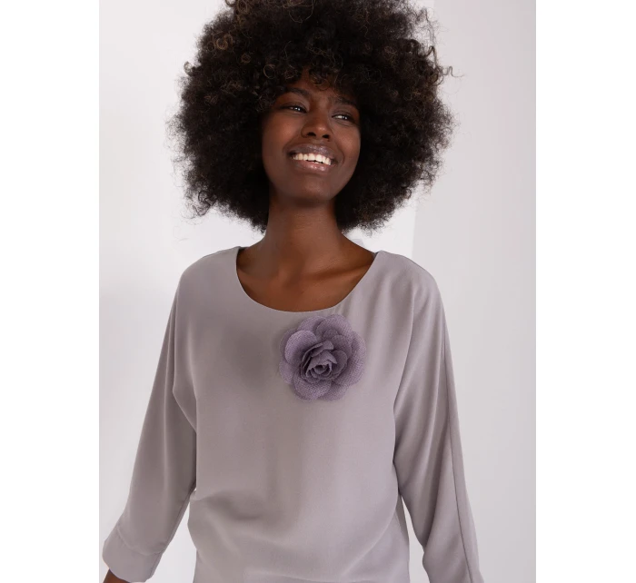 Blúzka LK BZ 506560.14P sivá