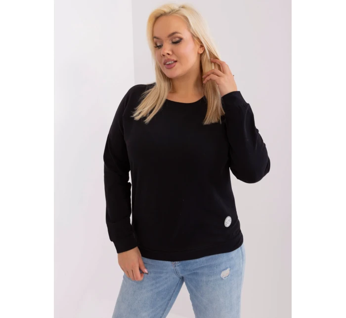 Blúzka RV BZ 9258.22 čierna farba Blúzka RV BZ 9258.22 čierna farba
