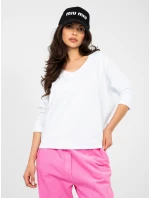 Bluzka RV BZ model 22011342 biały - FPrice Bluzka RV BZ model 22011342 biały - FPrice