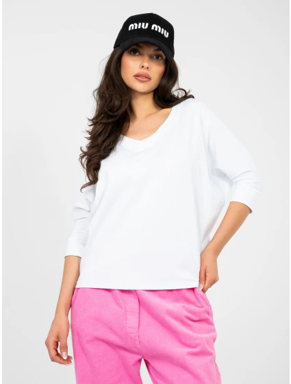 Bluzka RV BZ model 22011342 biały - FPrice Bluzka RV BZ model 22011342 biały - FPrice