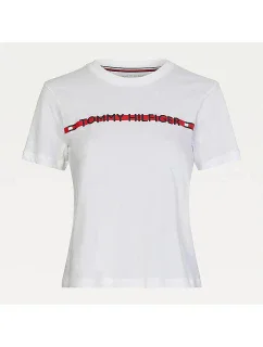 Dámske tričko s krátkym rukávom UW0UW02551-YBR - Tommy Hilfiger