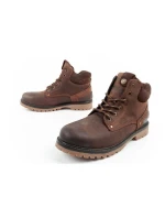 Wrangler Yuma pánske sobolie topánky elegantné kožené topánky tmavohnedé