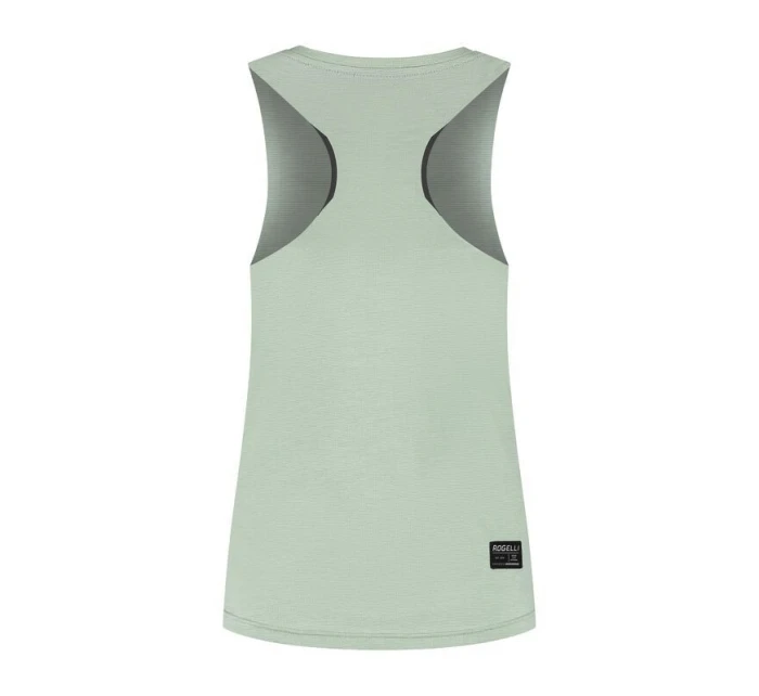 Rogelli dámske tričko bez rukávov d/b DISTANCE mint L