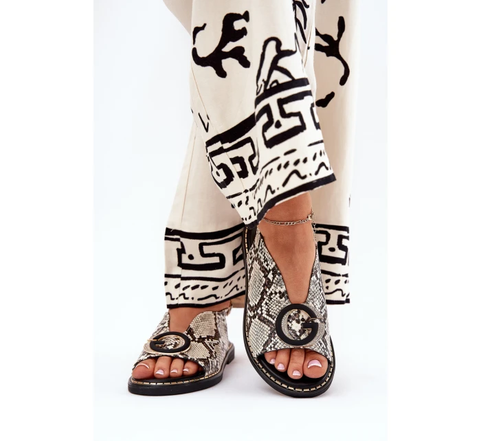 Ploché sandály s ozdobou vzor model 21685693 - Boto