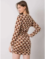 Šaty DHJ SK 12695.26P svetlo hnedá Šaty DHJ SK 12695.26P svetlo hnedá