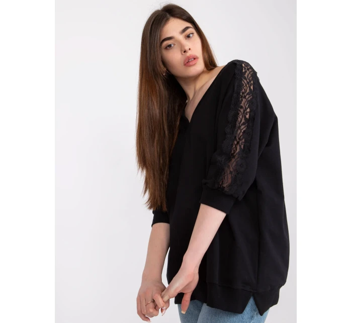 Blúzka RV BZ 7557.01 čierna Blúzka RV BZ 7557.01 čierna