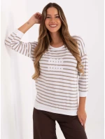 Blúzka RV BZ A790.47 bielo-béžová Blúzka RV BZ A790.47 bielo-béžová