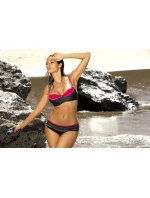 Carla Červený plášť plavky M-197 Čierna a červená (99) - Marko