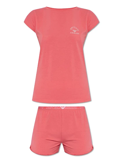Dámske pyžamo 164794 4R223 05373 coral - Emporio Armani
