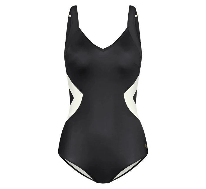 Dámské jednodílné plavky Summer Allure OP černá/bílá - Triumph