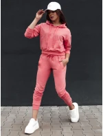 dámská mikina s kapucí korálová Dstreet model 21978507 - FashionStreet