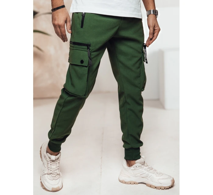 Pánské zelené kalhoty model 21982835 - Dstreet Pánské zelené kalhoty model 21982835 - Dstreet