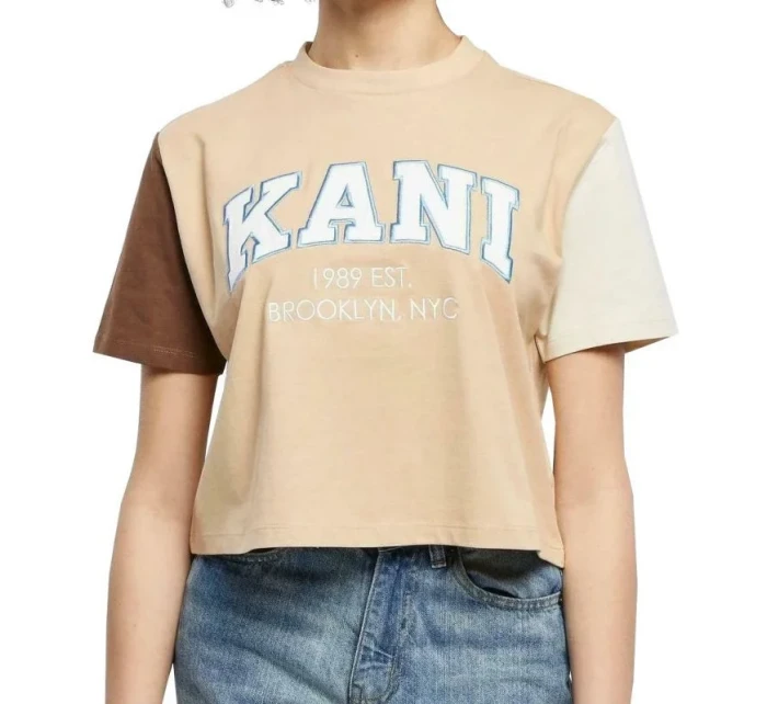 Karl Kani Tričko Serif Crop Block W 6130858