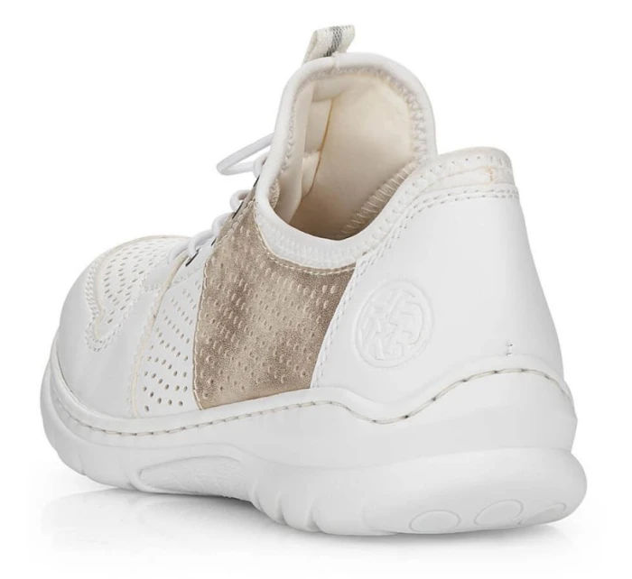 Pohodlná poltopánka Rieker W L3254-80 biela