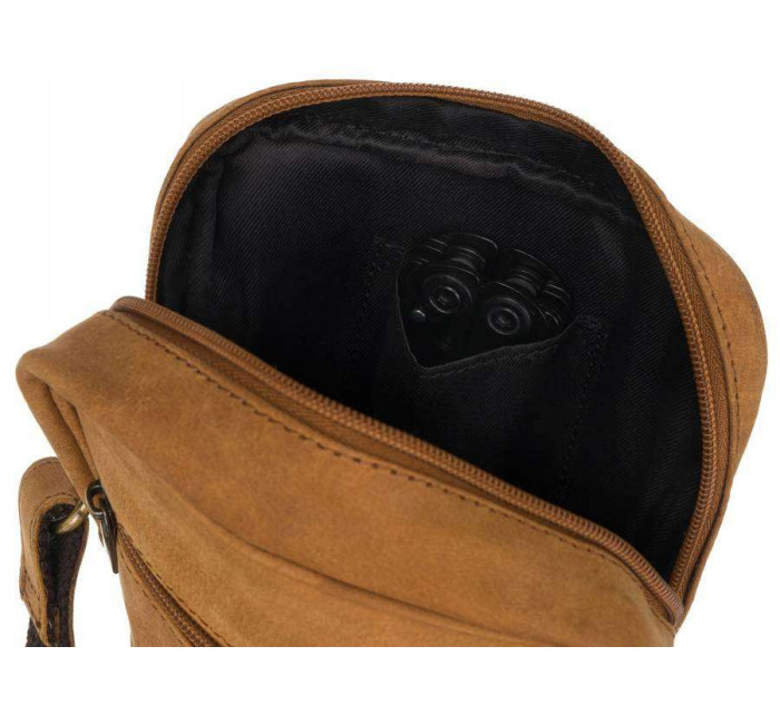 Pánske kabelky [DH] LB 05 HC svetlo hnedá