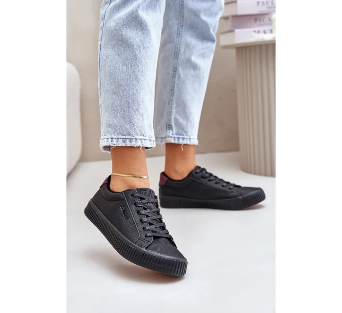 Dámske zateplené tenisky Big Star Black