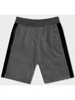 Tmavosivé pánske športové kraťasy (8K281-5)