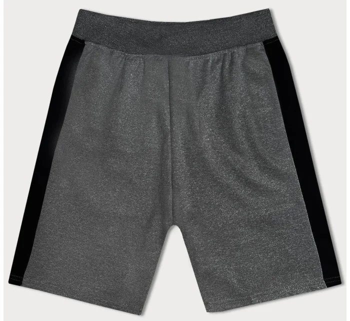 Tmavosivé pánske športové kraťasy (8K281-5)