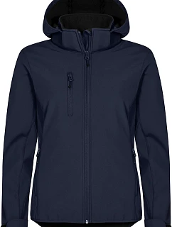 Classics Softshell Hoody W Dámská 3vrstvá softshellová bunda s kapucí model 22471096 dark navy - Clique