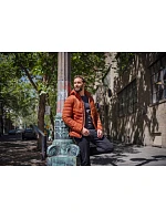 Cutter & Buck Mount Adams Jacket Men Pánska prešívaná bunda 68.1474 tmavomodrá