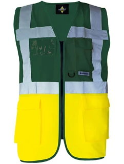 Korntex KXMF – Berlin Multifunkčná vesta 76.KXMF paramedic green/yellow