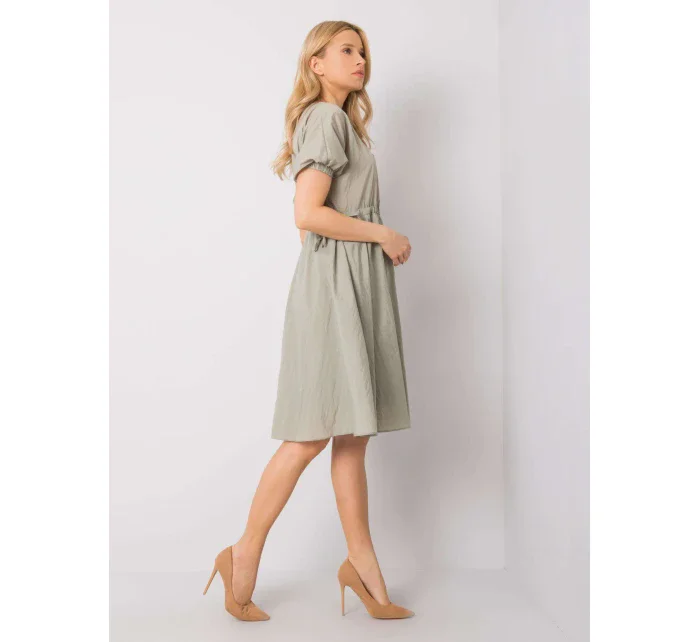 Šaty 217 SK 25663.03 khaki